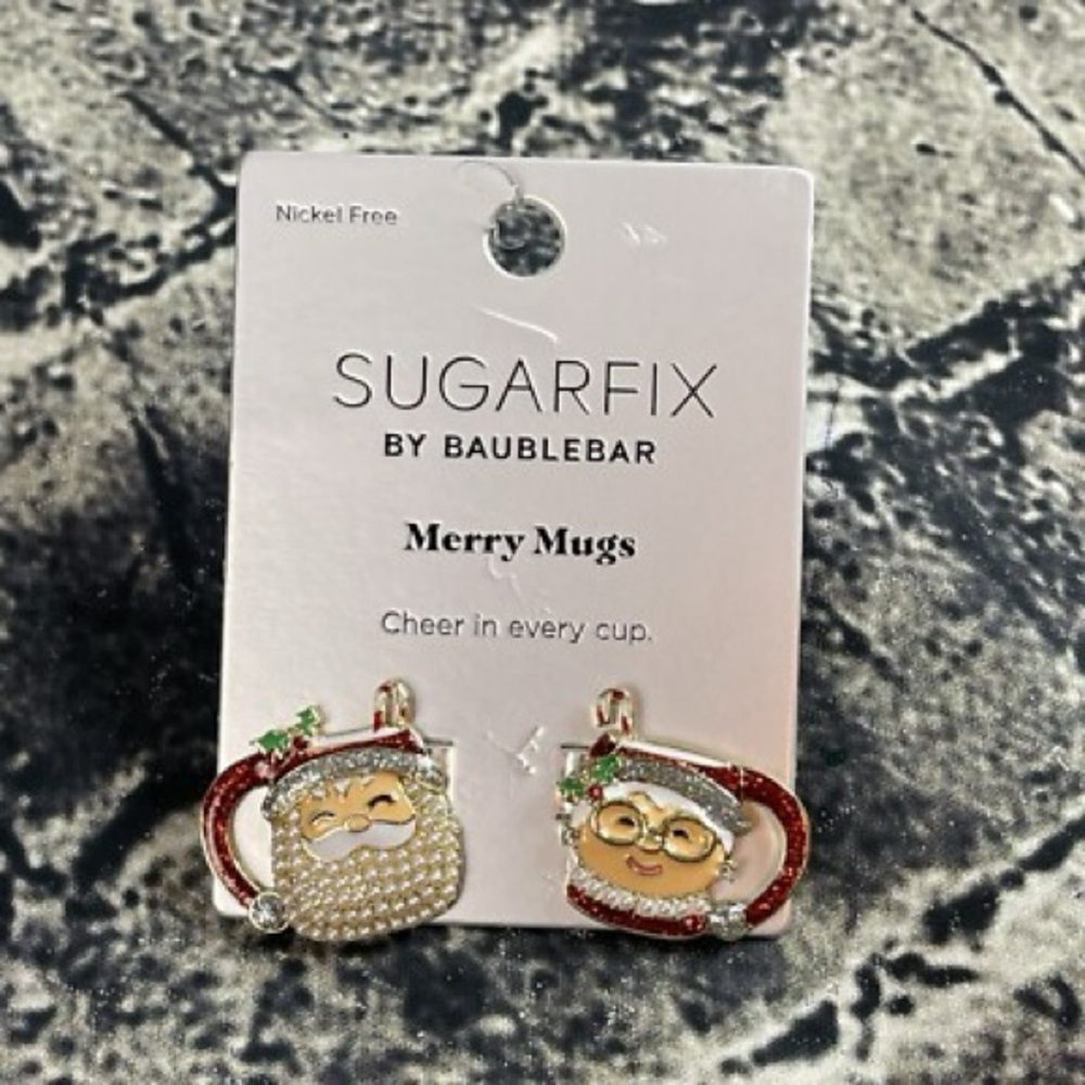 Sugarfix by Baublebar Santa Mug Earrings